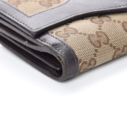 Gucci Monogram Margaux Calfskin Sukey Continental Organizer Wallet Beige Ebony Cocoa 9 of 12