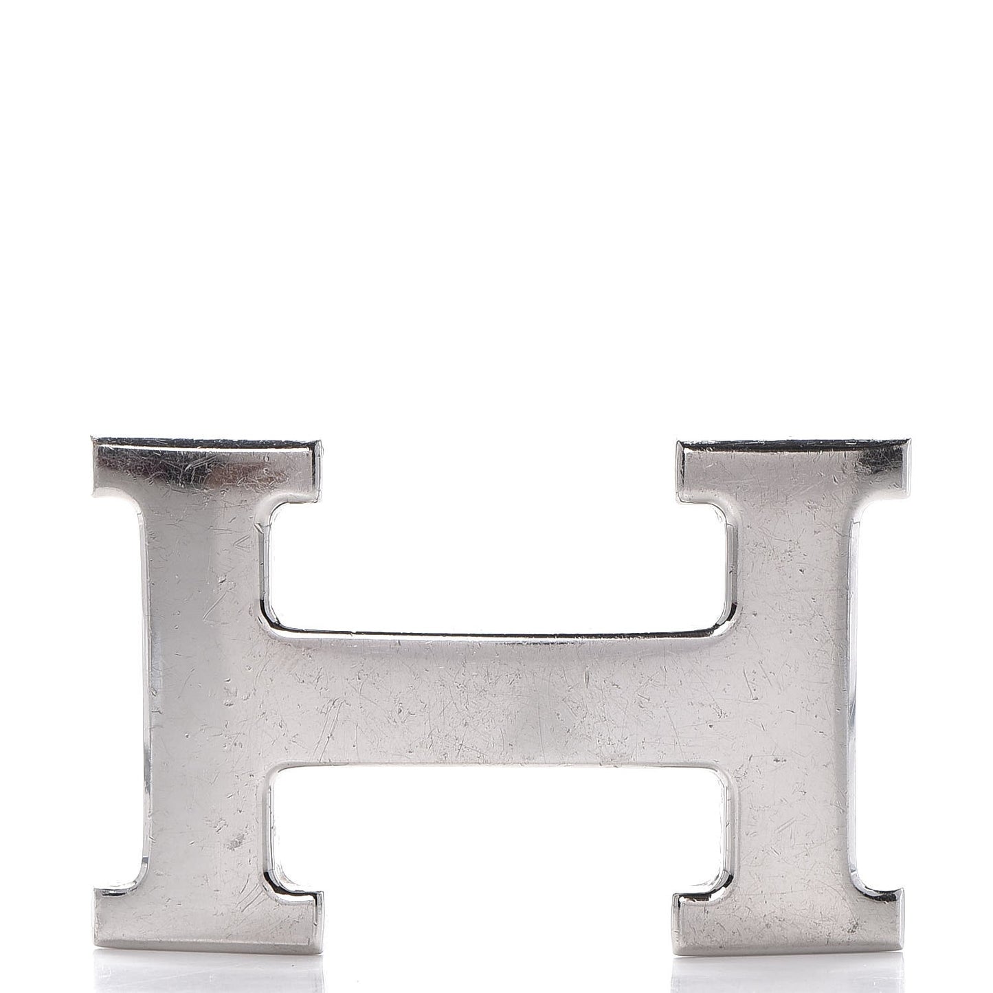 Polished Palladium 32mm H Belt Buckle