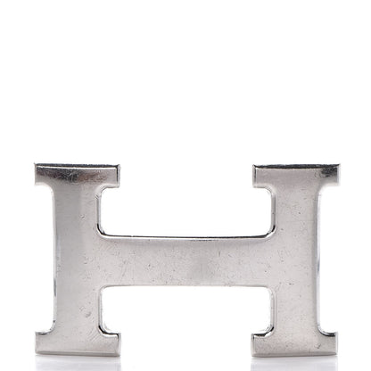 Hermes Polished Palladium 32mm H Belt Buckle 1 of 4