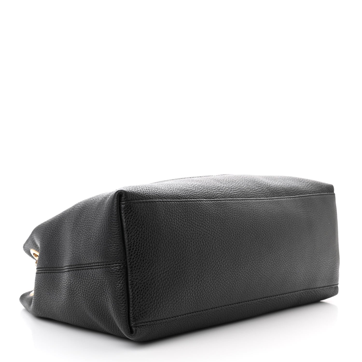 Gucci Pebbled Calfskin Medium Soho Chain Shoulder Bag Black 4 of 12