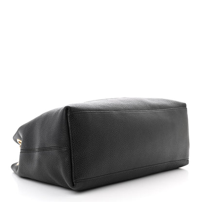 Gucci Pebbled Calfskin Medium Soho Chain Shoulder Bag Black 4 of 12