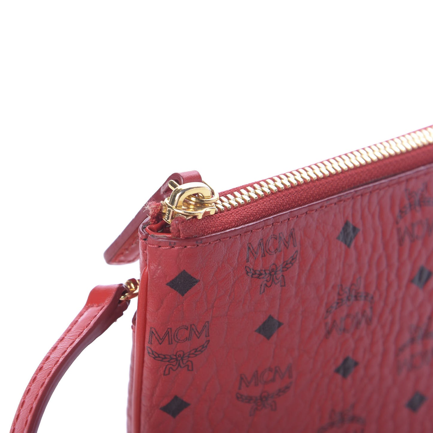 Visetos Medium Crossbody Pouch Ruby Red