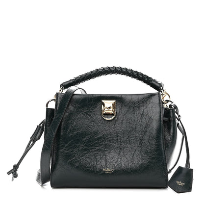Mulberry Glossy Calfskin Small Iris Tote Black 1 of 9