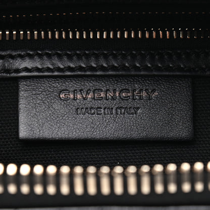 Givenchy Calfskin Crocodile Embossed Small Antigona Black 6 of 9