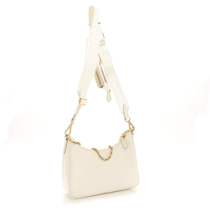 Prada Saffiano Re-Edition 2005 Shoulder Bag White 3 of 14