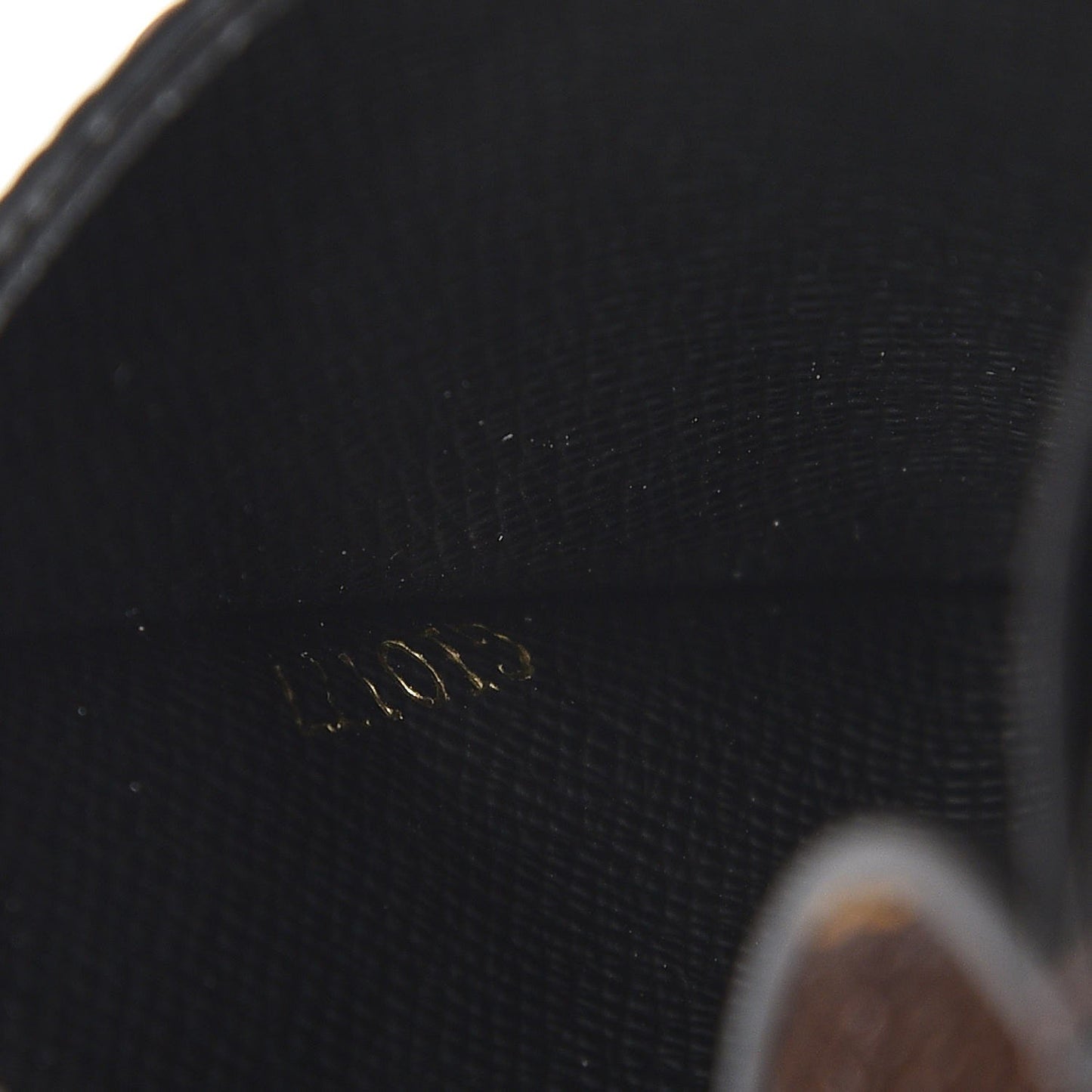Monogram Calfskin Kimono Card Holder Black