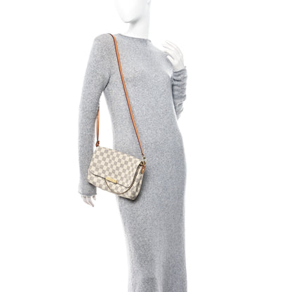 Louis Vuitton Damier Azur Favorite MM 2 of 9