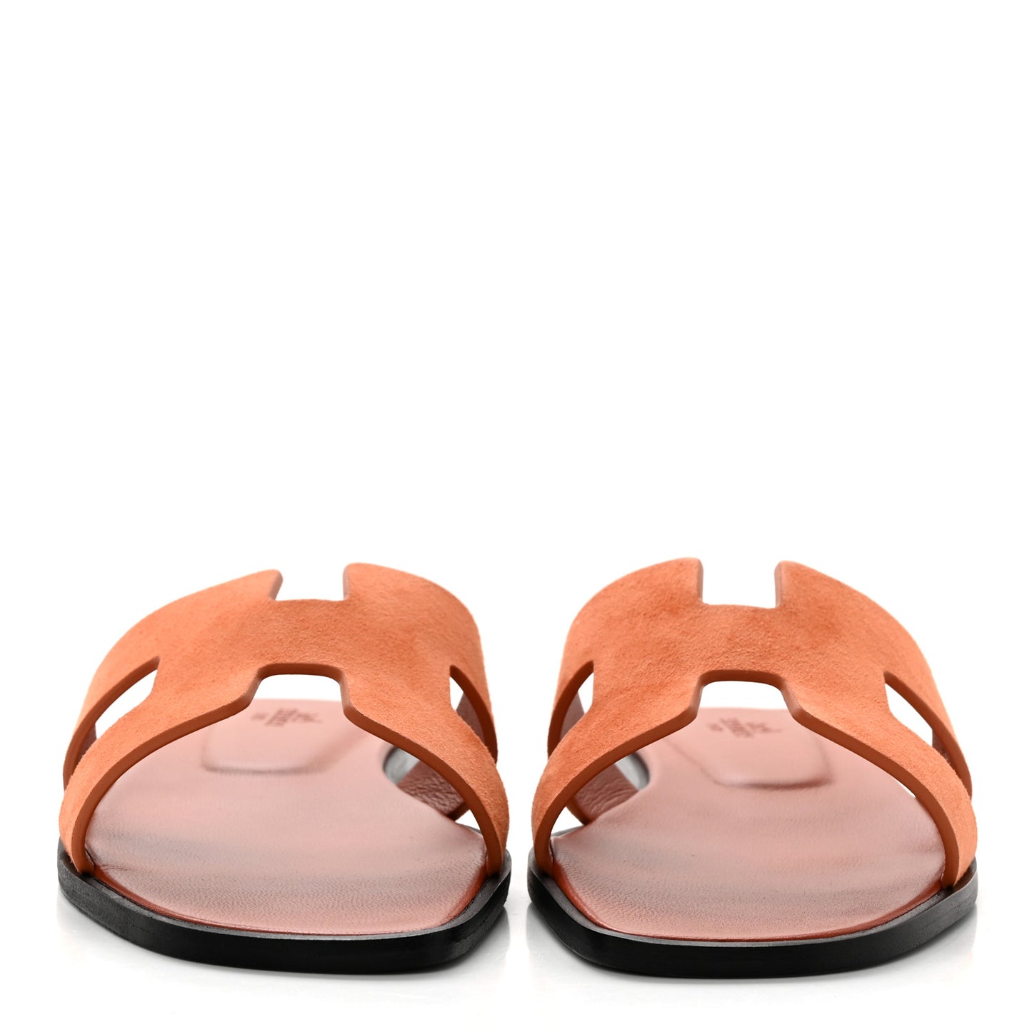 Suede Goatskin Oran Sandals 40 Orange
