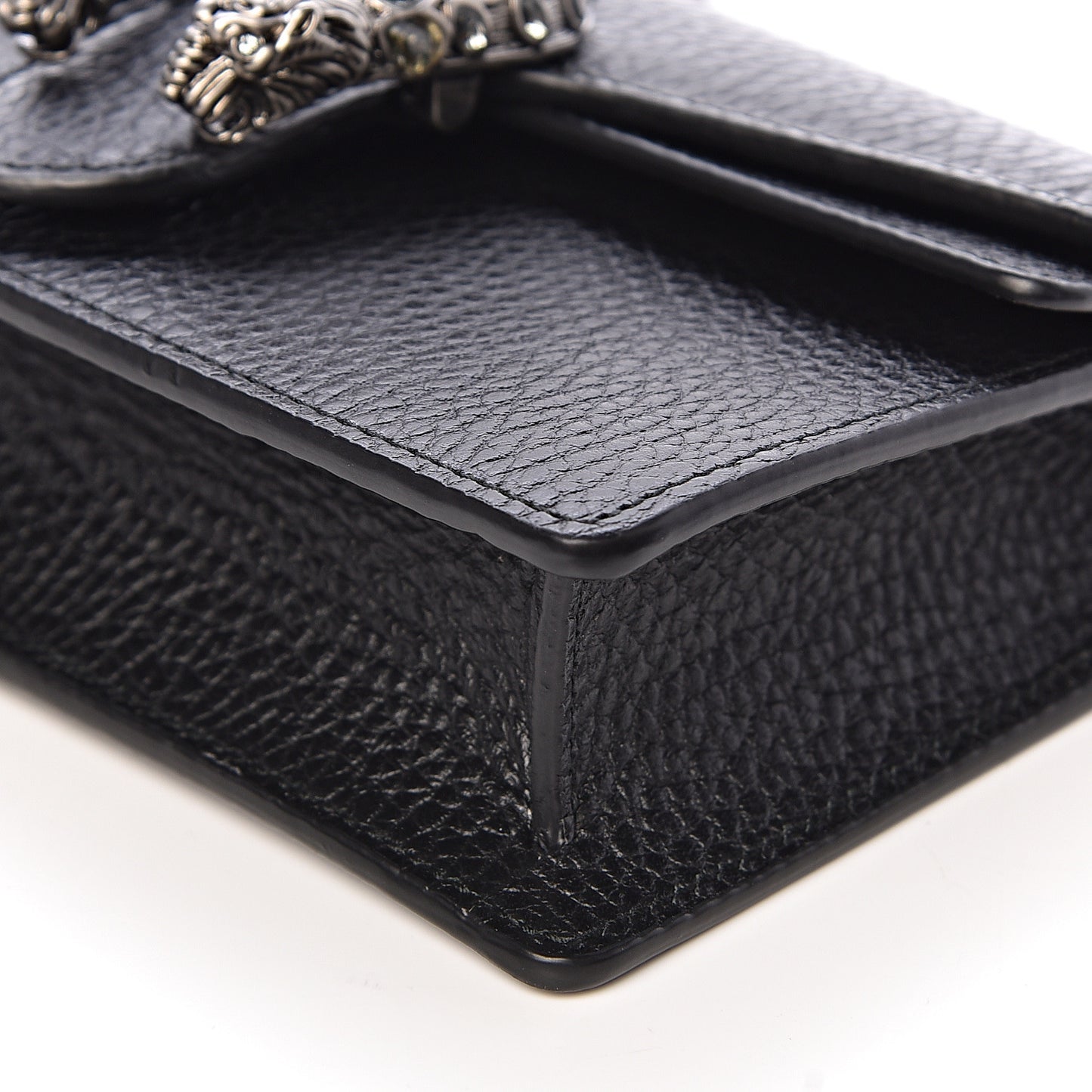 Calfskin Super Mini Dionysus Shoulder Bag Black