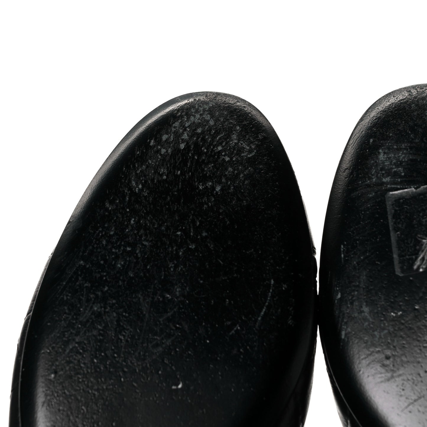 Aged Calfskin Quilted CC Cap Toe Ballerina Flats 40 Black