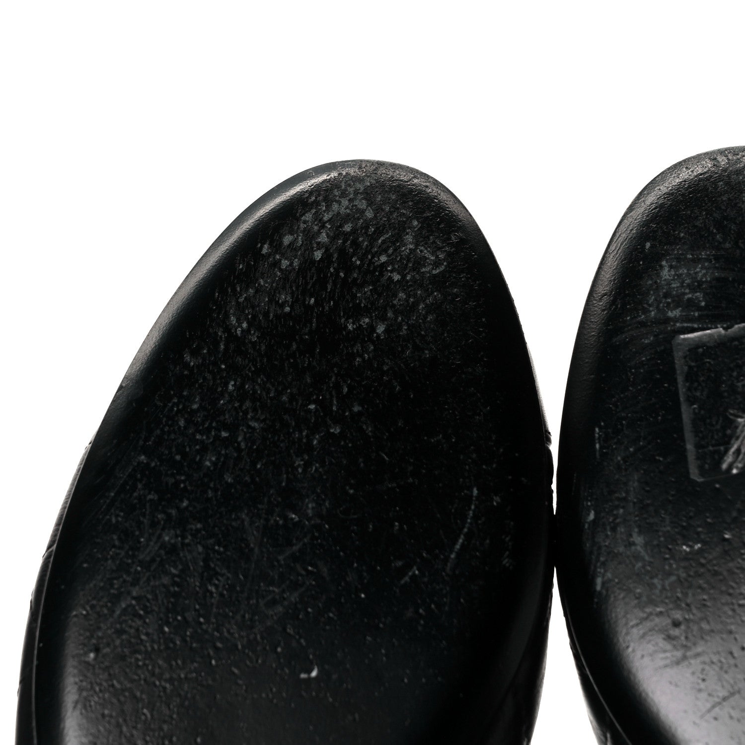 Chanel Aged Calfskin Quilted CC Cap Toe Ballerina Flats 40 Black 8 of 10