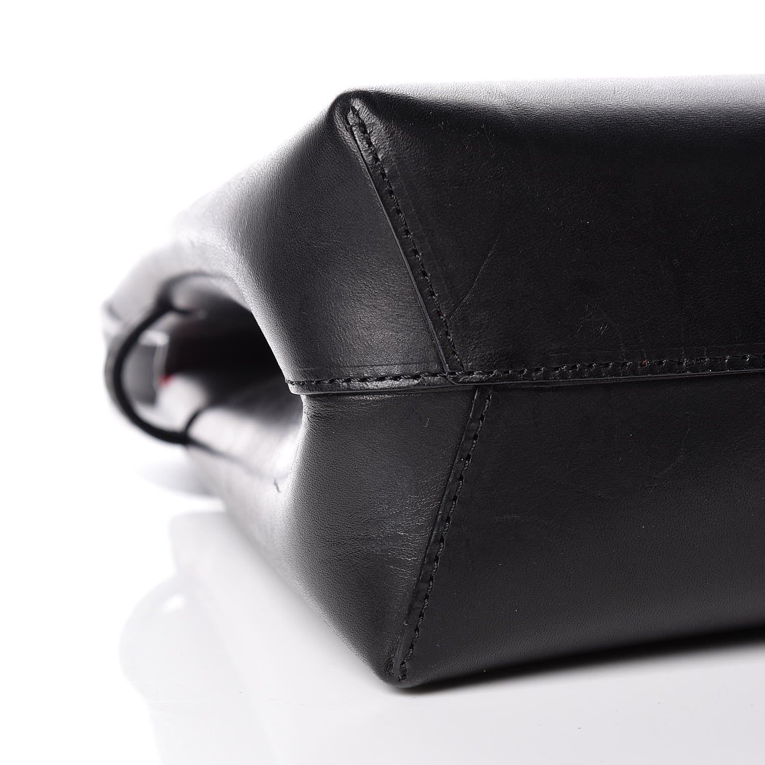 Mansur Gavriel Calfskin Mini Lady Bag Black Flamma 9 of 12