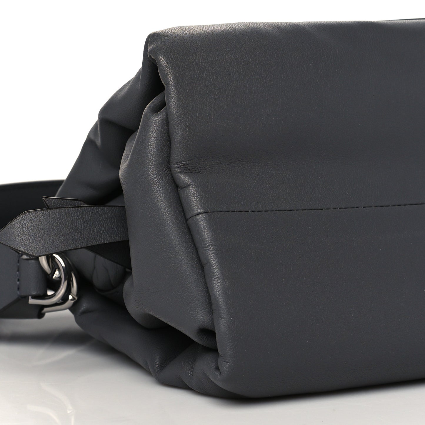 Calfskin Medium ID93 Satchel Storm Grey
