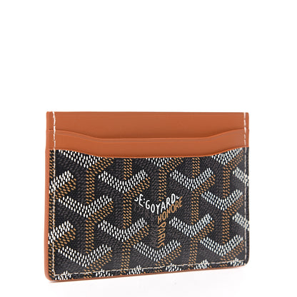 Goyard Goyardine Saint Sulpice Card Holder Black Gold 2 of 5