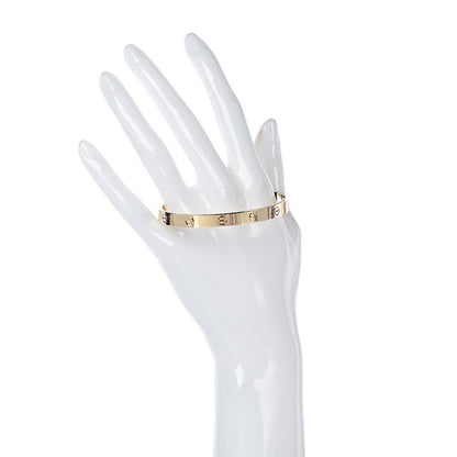 Cartier 18K Yellow Gold LOVE Cuff Bracelet 19 2 of 5