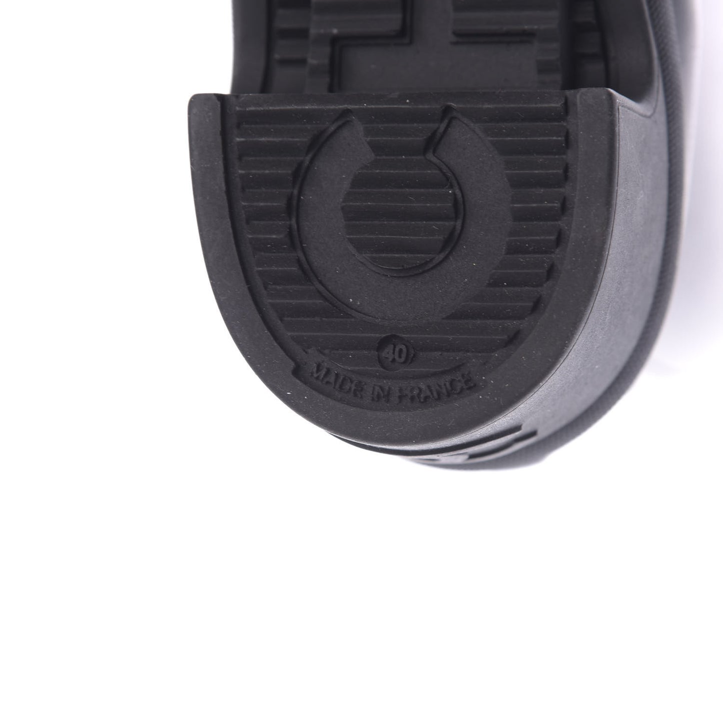 Rubber Logo Rain Boots 40 Black White
