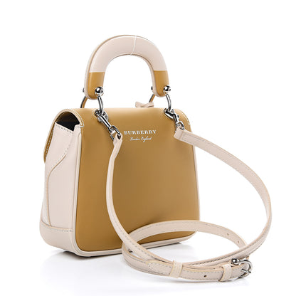 Burberry Trench Calfskin Small DK88 Top Handle Bag Limestone Ochre Yellow 2 of 11
