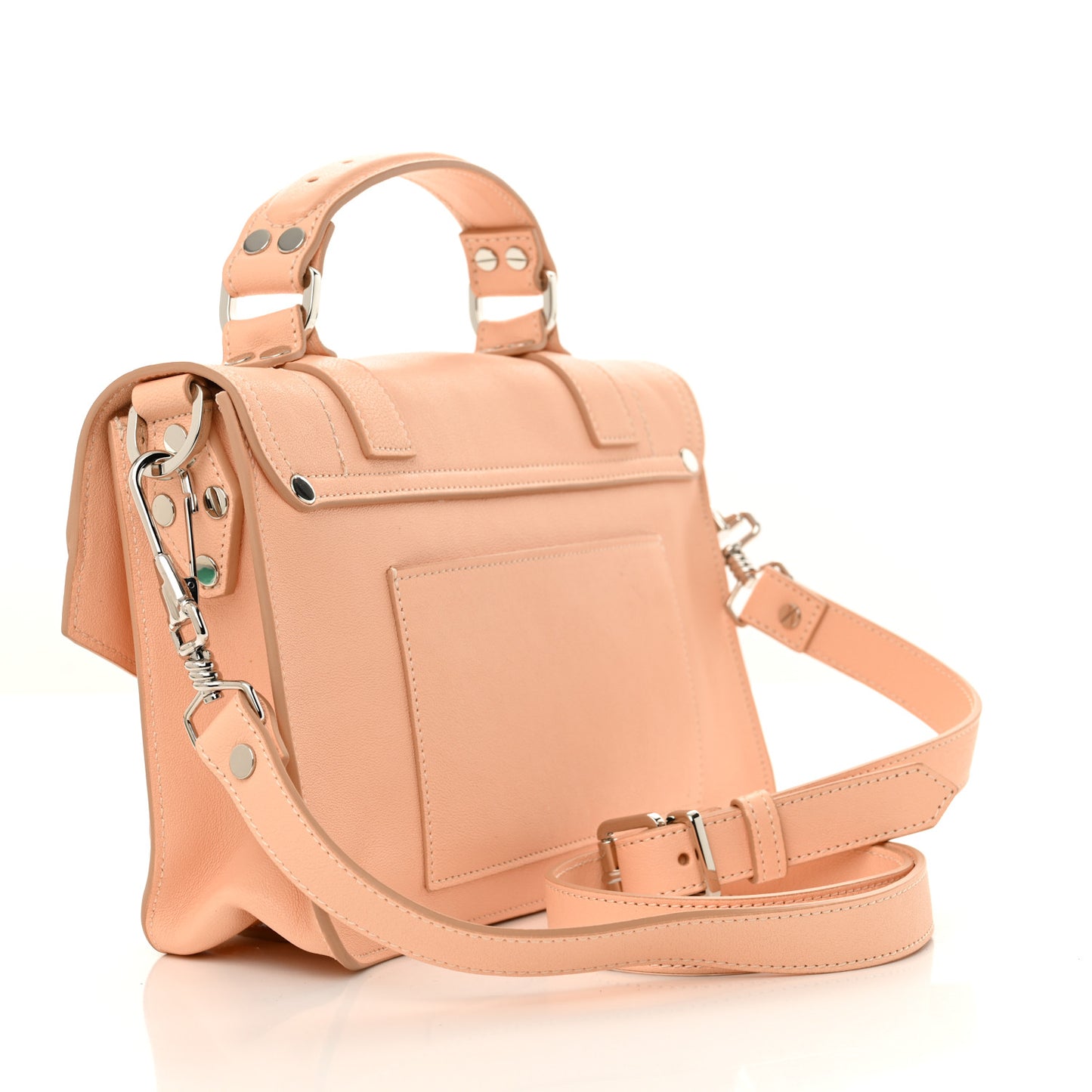 Lambskin Tiny PS1 Satchel Peach