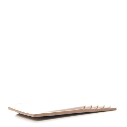 Saint Laurent Grained Calfskin 5 Fragments Zip Pouch Card Holder Nude Powder 4 of 7