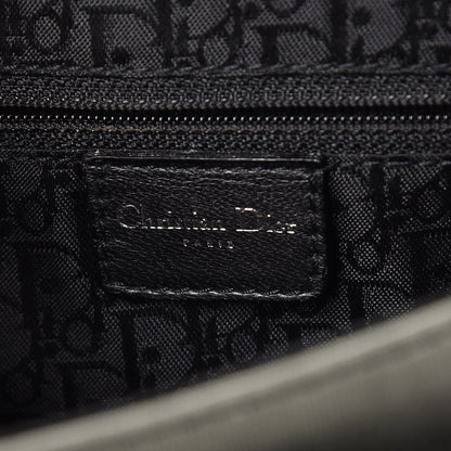 Christian Dior Silk Jersey Crystal Hardcore Bag Grey Black 6 of 8
