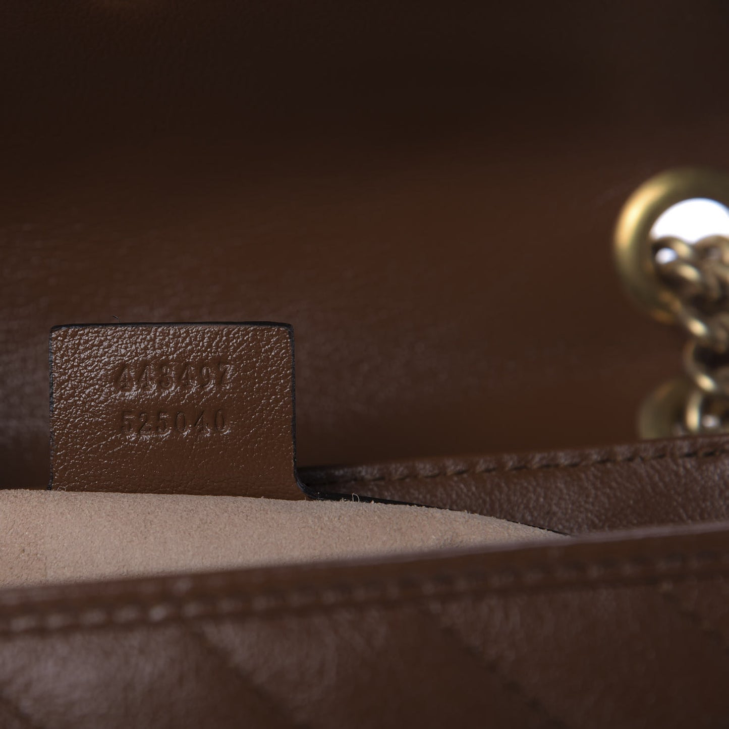 Azalea Calfskin Matelasse Diagonal Small GG Marmont Shoulder Bag Cuir