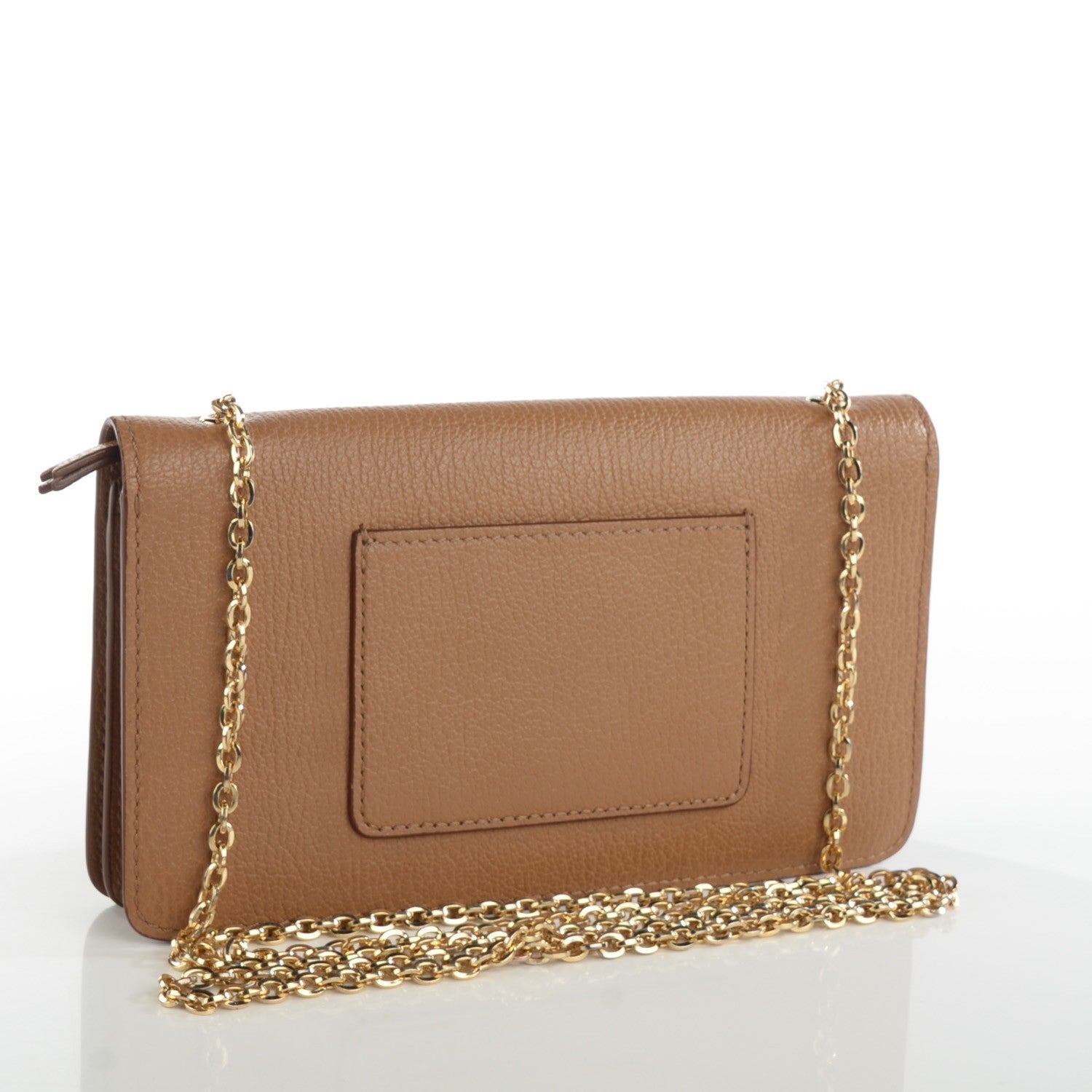 Mulberry Grainy Print Bayswater Clutch Wallet Deer Brown 3 of 7