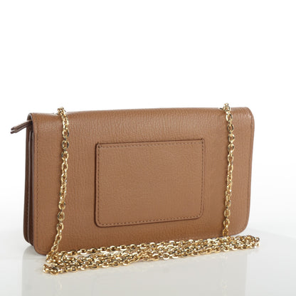 Mulberry Grainy Print Bayswater Clutch Wallet Deer Brown 3 of 7