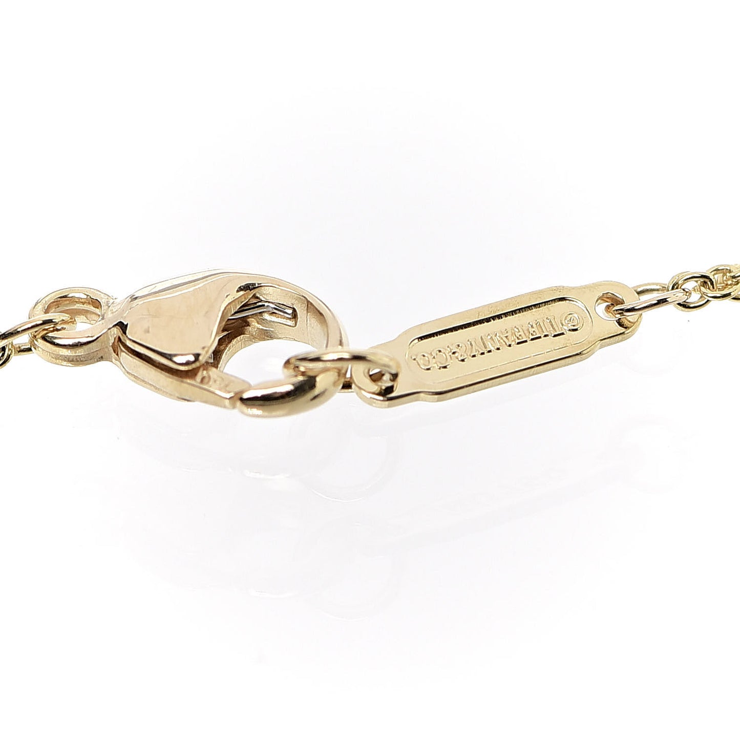 18K Yellow Gold Infinity Bracelet