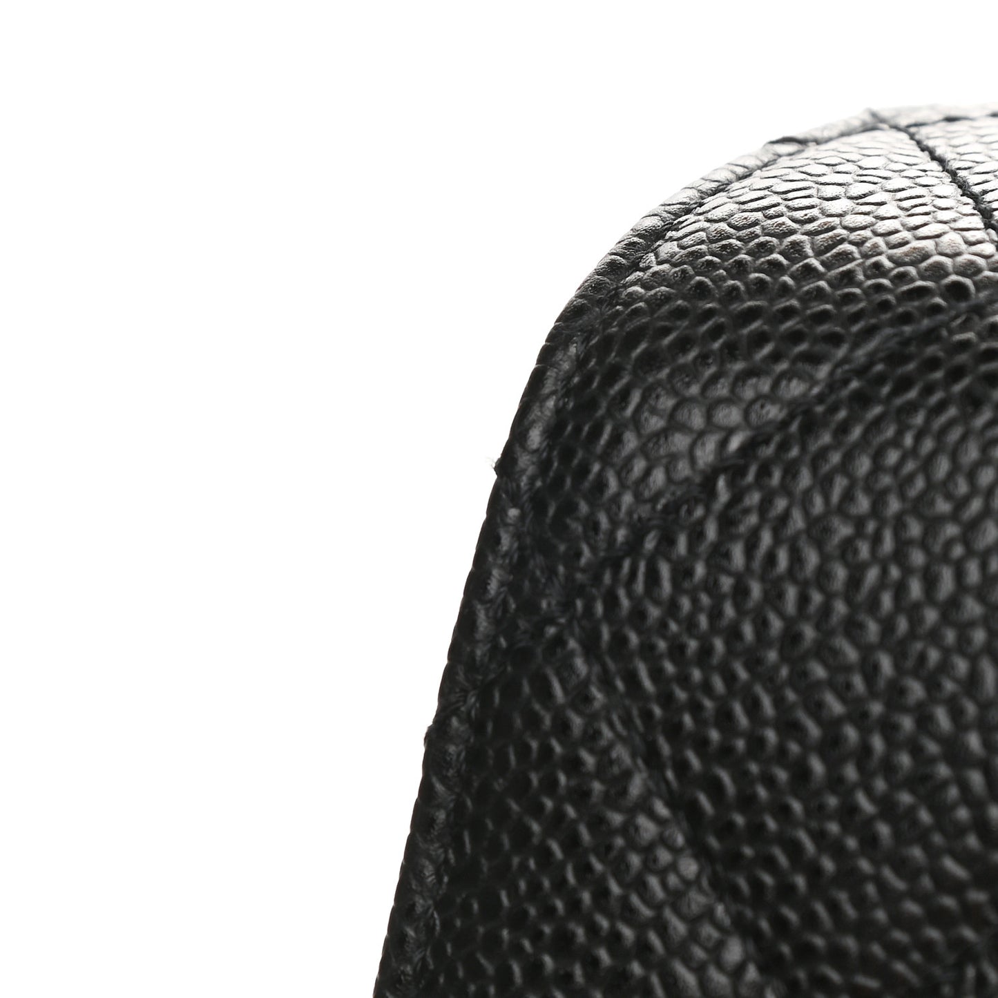 Caviar Quilted Jumbo Kelly Flap Black