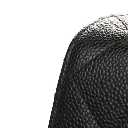 Chanel Caviar Quilted Jumbo Kelly Flap Black 7 of 10
