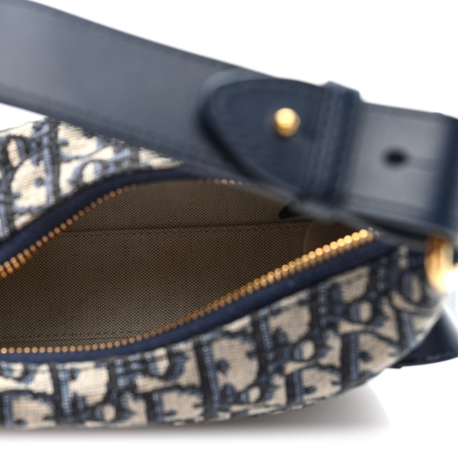 Christian Dior Oblique Jacquard Smooth Calfskin Mini D-Dream Blue 5 of 10