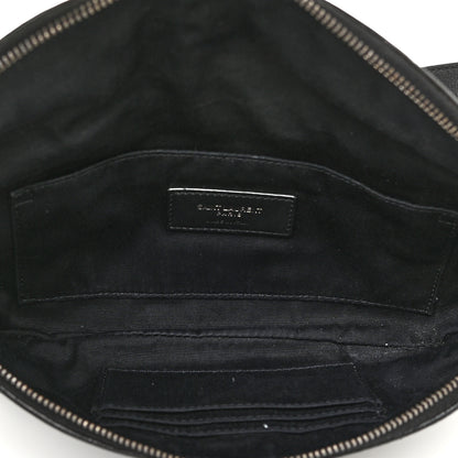 Saint Laurent Calfskin Monogram Belt Bag Black 5 of 19