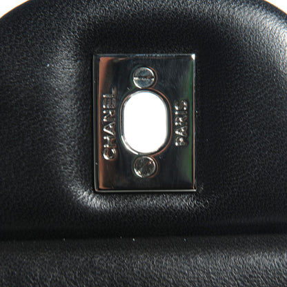 Chanel Lambskin Quilted Maxi Double Flap Black 7 of 10
