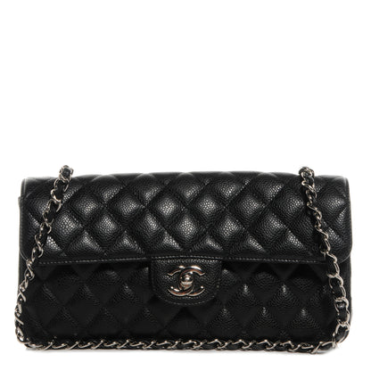Chanel Caviar East West Flap Black 1 of 8