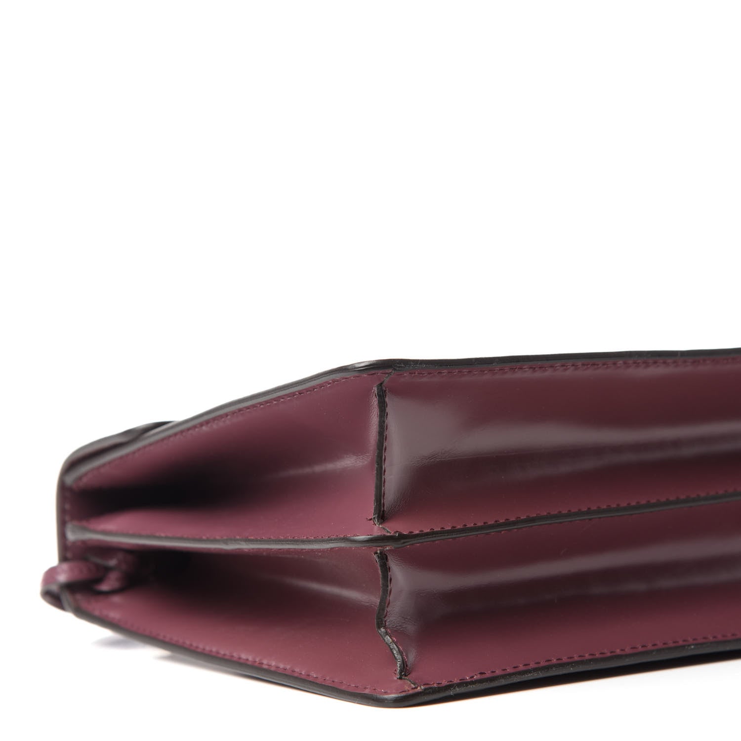 Gucci Regent Calfskin Small Lady Lock Briefcase Clutch Red Orchid 6 of 10