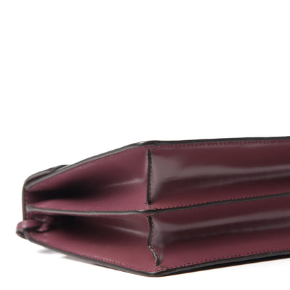 Gucci Regent Calfskin Small Lady Lock Briefcase Clutch Red Orchid 6 of 10