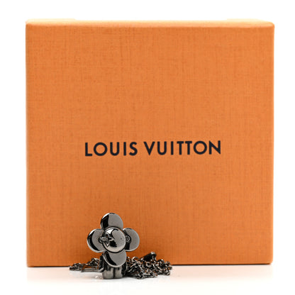 Louis Vuitton Monogram Eclipse Vivienne Pendant Necklace 7 of 7