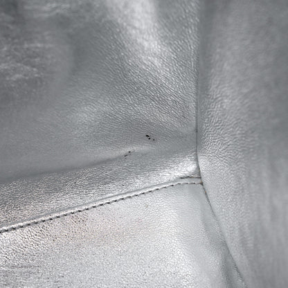 Celine Laminated Lambskin Micro Luggage Silver 18 of 18