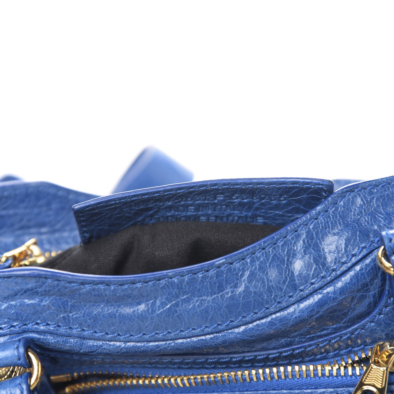 Balenciaga Agneau Giant 12 Gold Hardware City Bleu Lazuli 8 of 11
