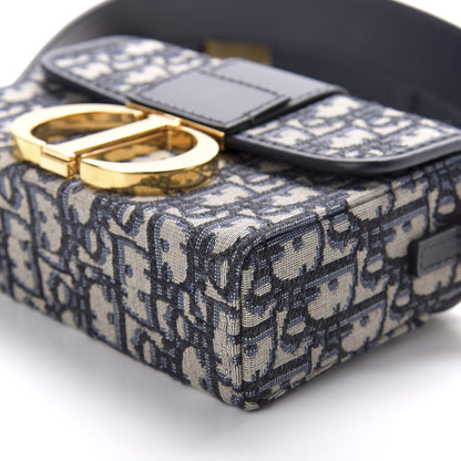 Christian Dior Oblique 30 Montaigne Box Bag Blue 10 of 13