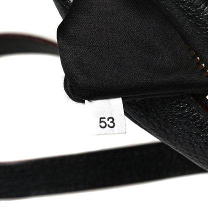 Miu Miu Goatskin Madras Backpack Black 14 of 24