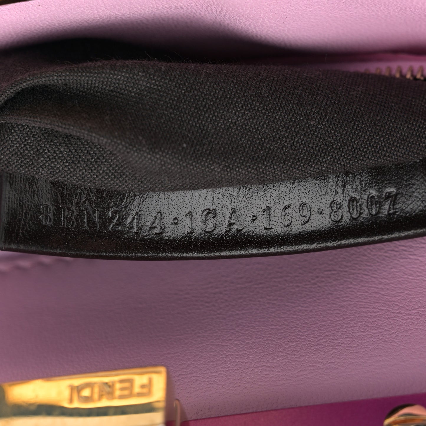 Nappa Colorblock Mini Peekaboo Iconic Satchel Iris Magenta Bubblegum