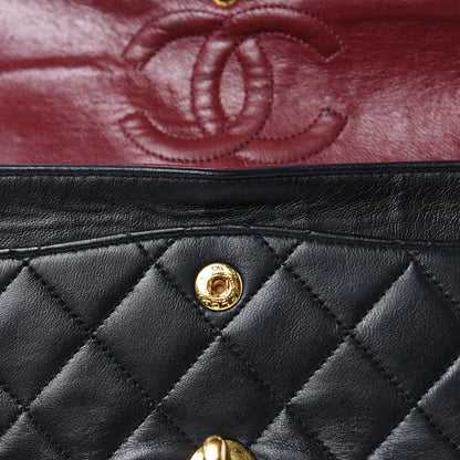 Chanel Lambskin Quilted Small Double Flap Black 16 of 21