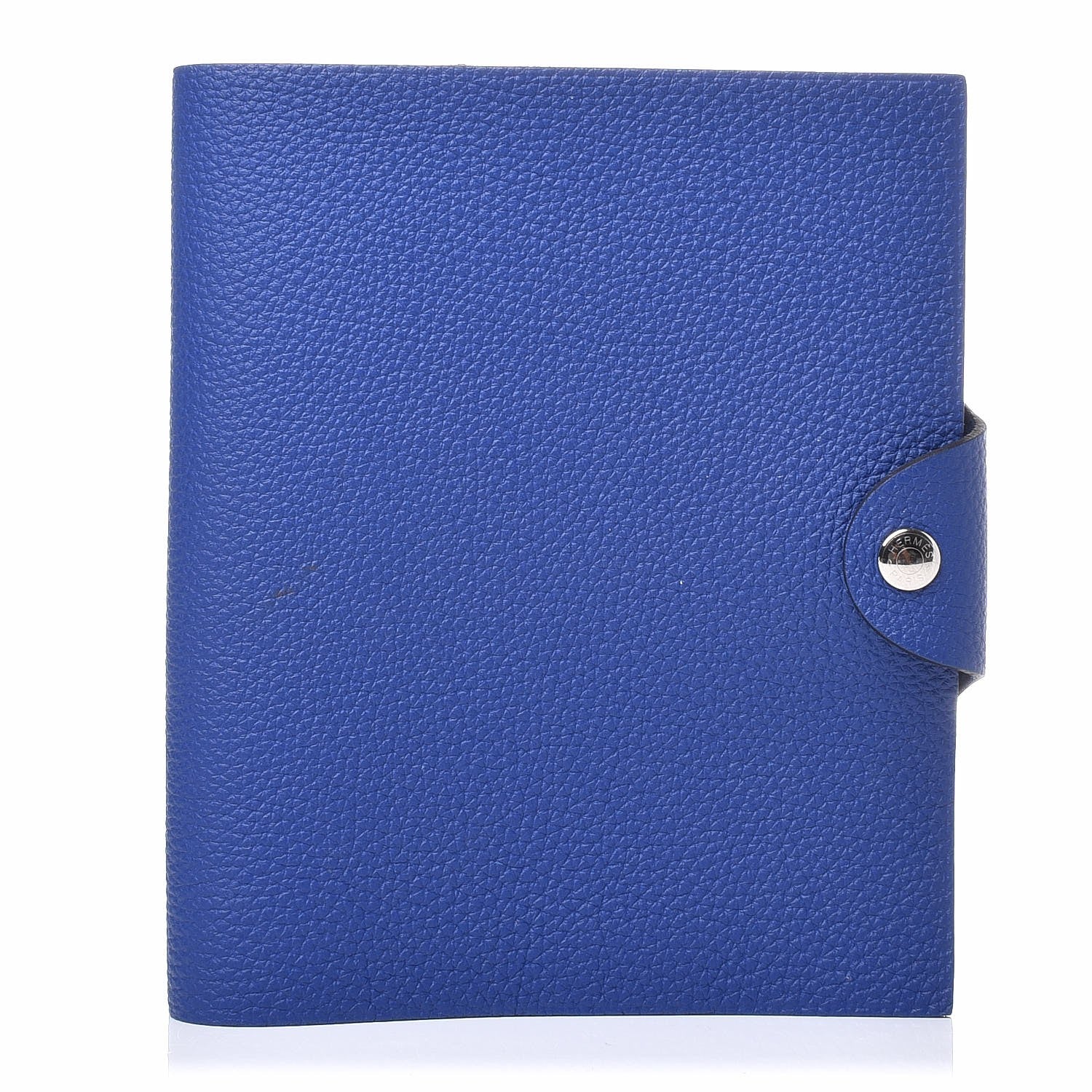Hermes Togo Ulysse PM Notebook Cover Bleu Electrique 1 of 8