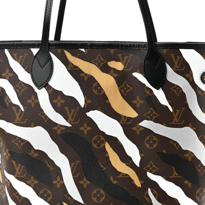 Louis Vuitton X LOL Monogram Neverfull MM Gold Silver 8 of 10