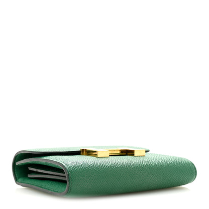 Hermes Epsom Constance Short Wallet Vert Vertigo 4 of 11