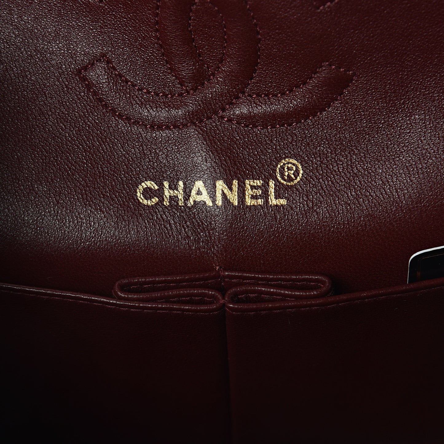 Lambskin Quilted Small Double Flap Black