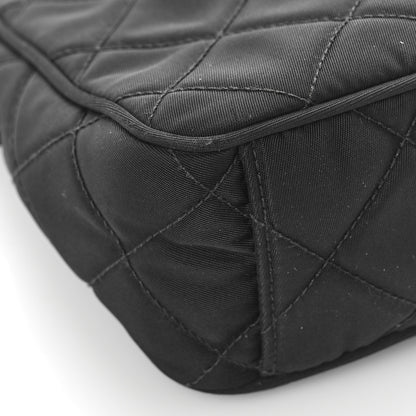 Prada Nylon Tessuto Impuntu Quilted Crossbody Bag Black 7 of 8