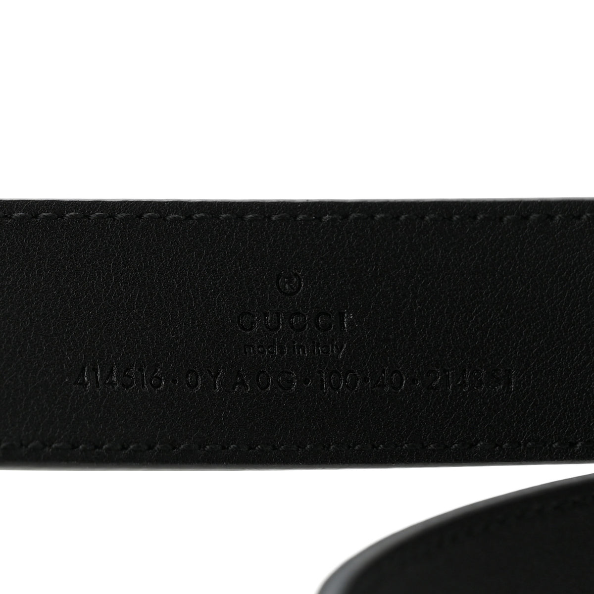 Calfskin Double G 30mm Belt 100 40 Black
