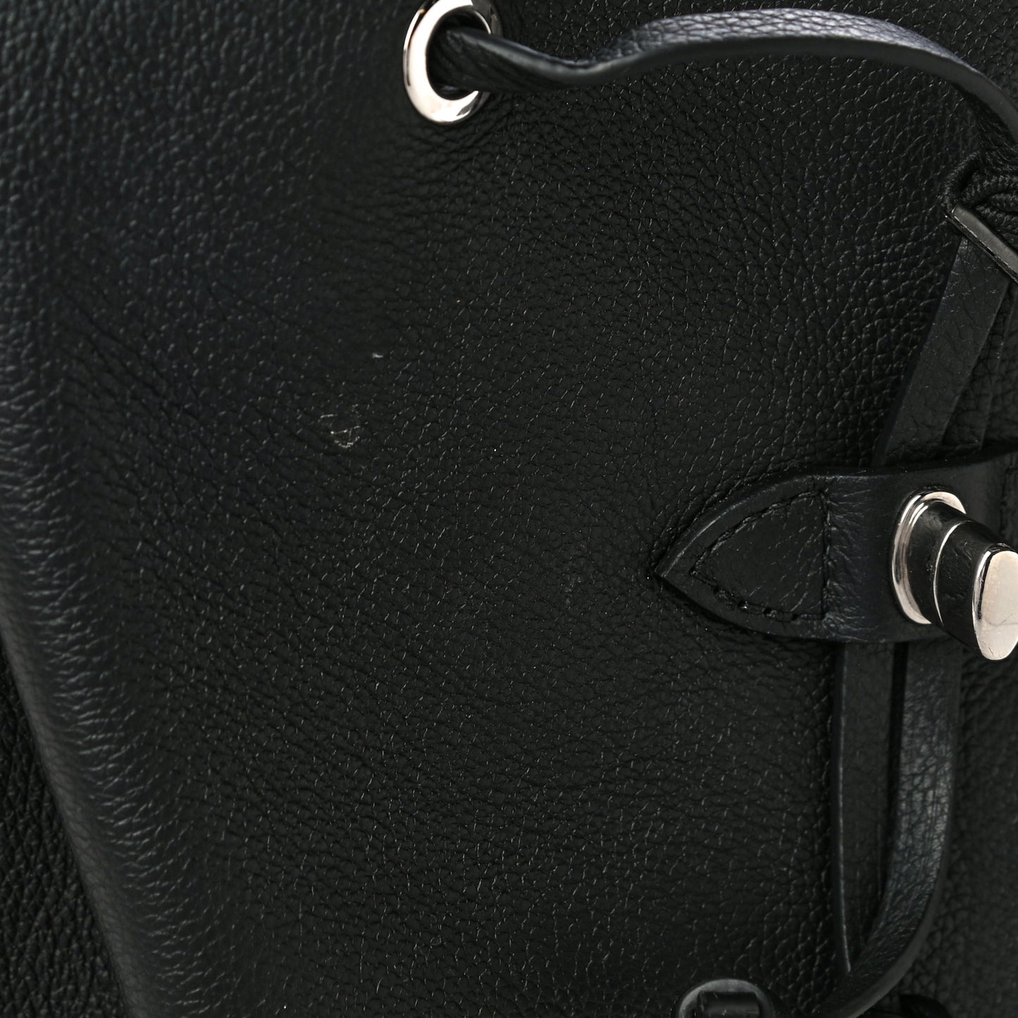 Calfskin Lockme Backpack Black